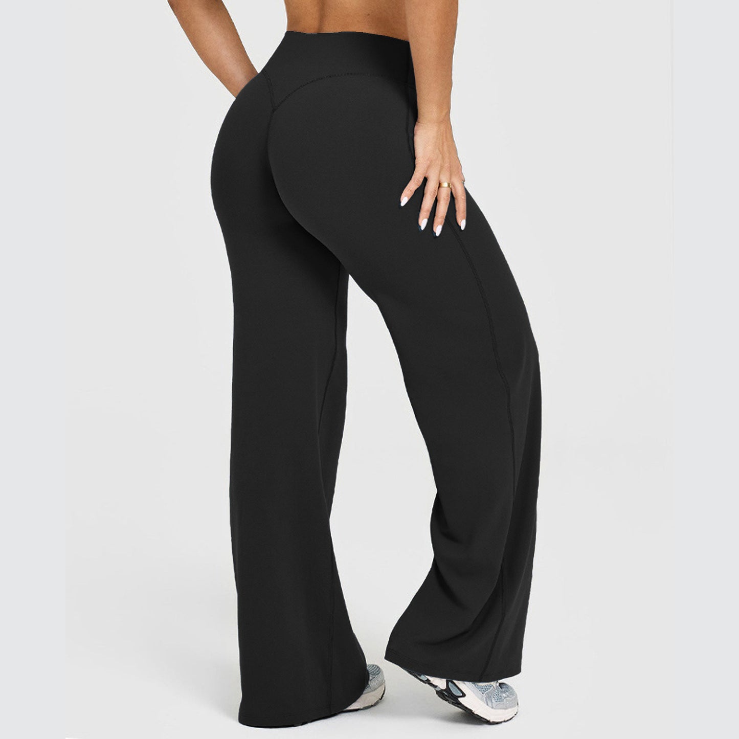 Women's Straight-leg Yoga Pants Exercise And Fitness Trousers