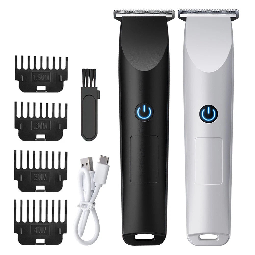 Men's Electric Hair Clipper Beard Shaver Trimmer Razor Rechargeable Shaving Machine USB Rechargeable