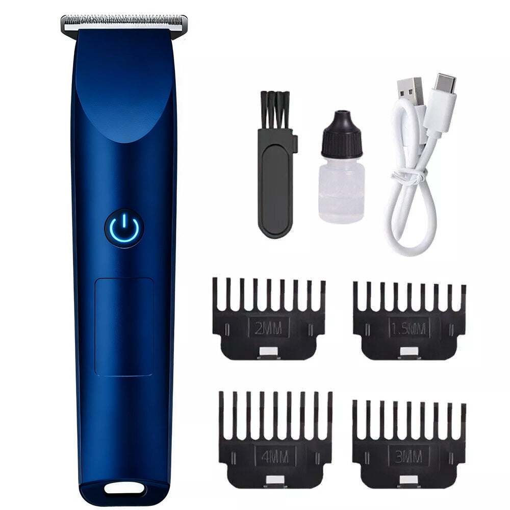Men's Electric Hair Clipper Beard Shaver Trimmer Razor Rechargeable Shaving Machine USB Rechargeable