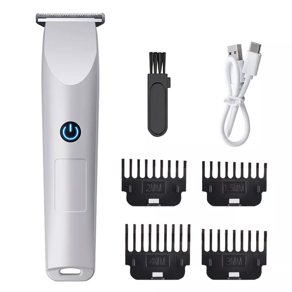 Men's Electric Hair Clipper Beard Shaver Trimmer Razor Rechargeable Shaving Machine USB Rechargeable