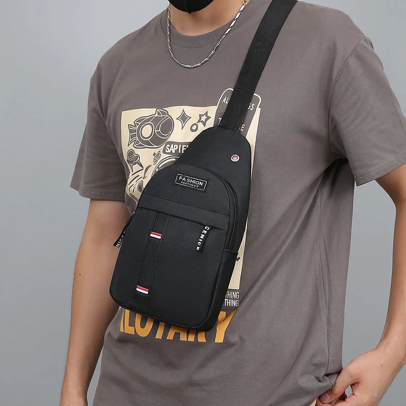 Men's Waterproof Large Capacity Fanny Pack, Adjustable Strap For Outdoor Activities, Travel Running, Hiking, And Cycling