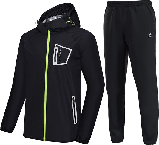 Men's Sauna Suit - Anti-Rip Boxing Sweat Jacket for Exercise and Workouts